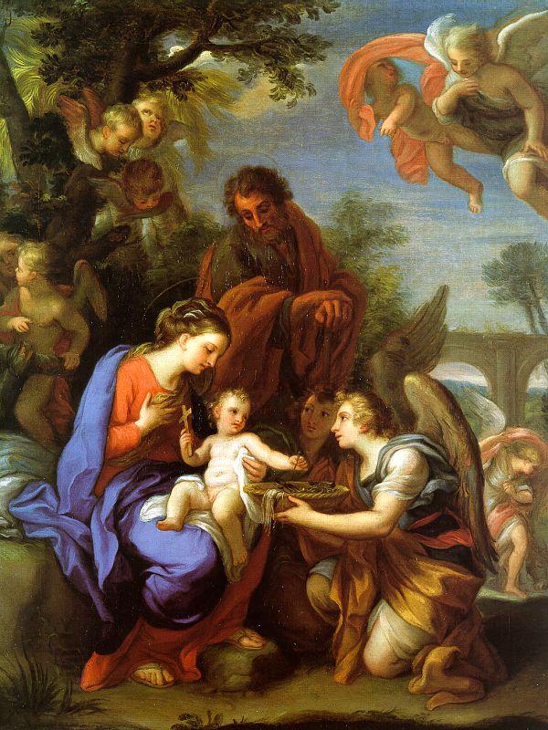 Chiari, Giuseppe The Rest on the Flight into Egypt China oil painting art